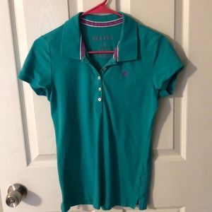 Green/Blue cotton Aéropostale polo